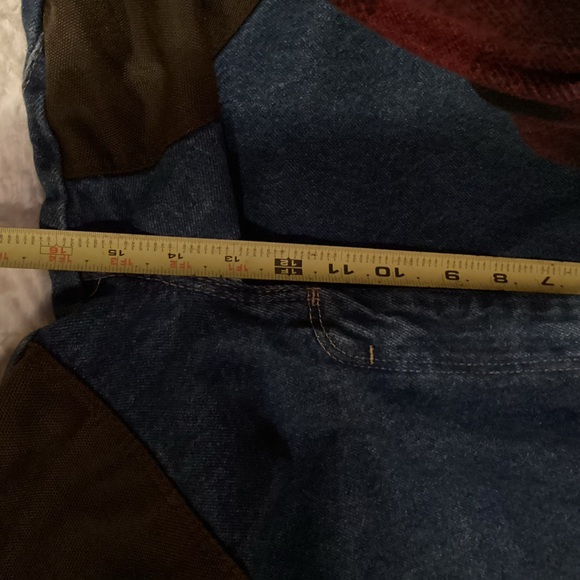 Wrangler Pro Gear Upland Canvas Brush Hunting Pants Denim Blue Jeans Men 38X34 - Picture 7 of 10